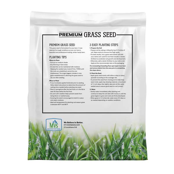 Mountain View Seeds 5 lb Rapid Lawn Grass Mix - I116680 | Blain's