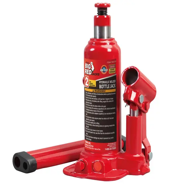 ダイワ　ドリンカー　レッドストック　レッド② Torin BIG RED 2 TON WELDED BOTTLE JACK - T90203B | Blain's Farm