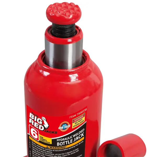 Torin BIG RED 6 Ton Welded Bottle Jack - T90603B | Blain's Farm