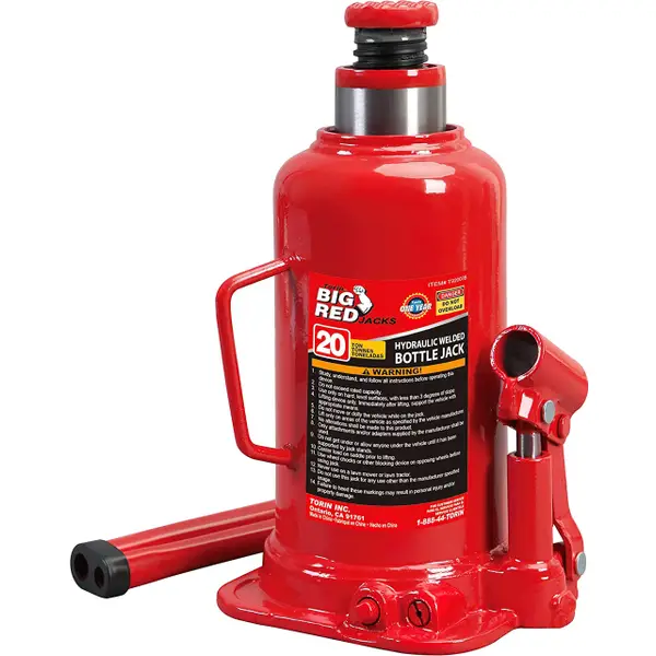 Torin BIG RED 20 Ton Welded Hydraulic Bottle Jack - T92003B