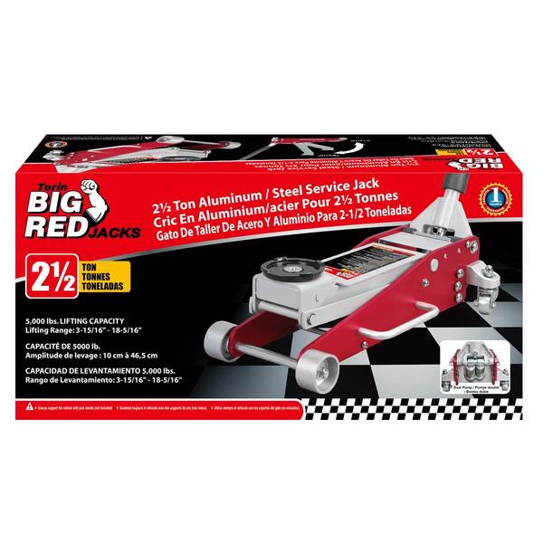 Torin BIG RED 2.5 Ton Aluminum Jack - T84025B | Blain's Farm & Fleet