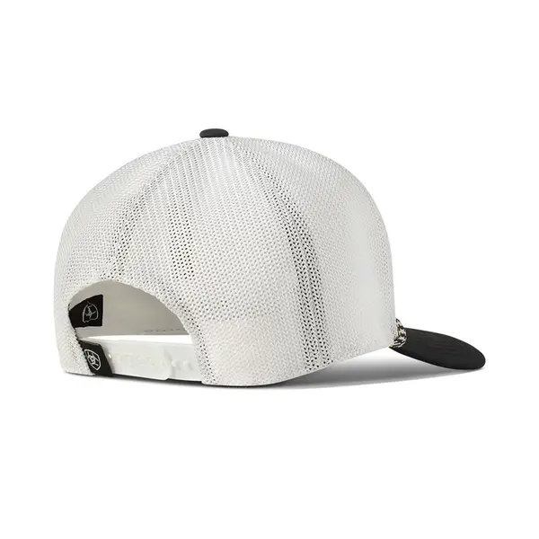 ARIAT Men's FF110 Snap Back with Rubber Patch Logo Cap