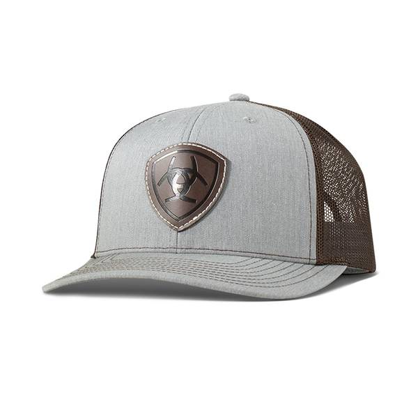 Ariat Shield Leather Logo Hat Ariat Shield Leather Logo Hat