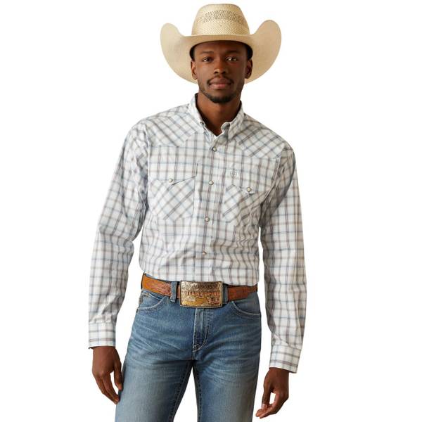 ARIAT Men's Pro Series Joshua Classic Fit Shirt – Moisture-Wicking, UV Protection, Breathable