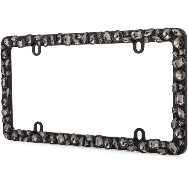 Cruiser Dazzle Black License Plate Frame - 16150 | Blain's Farm