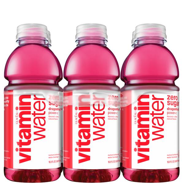 Vitamin Water Vitamin Water Zero Sugar PowerC 169 oz 6 pack Dragonfruit