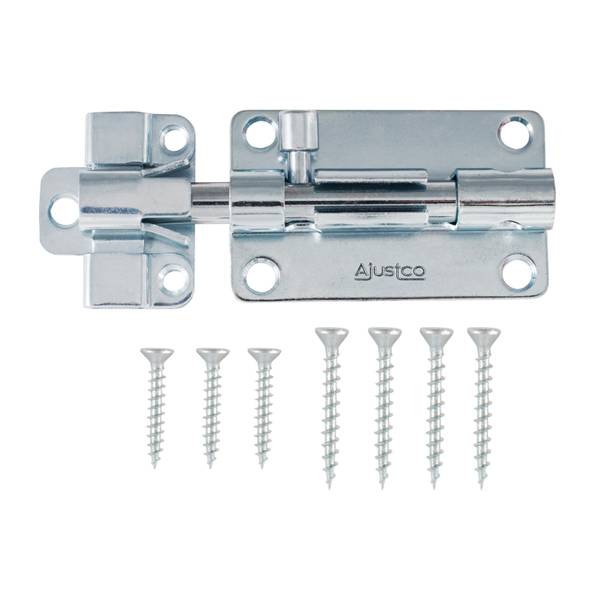 Photo of AjustLock Barrel Bolt, Zinc (4")