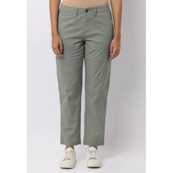 Photo of Women's 27" Inseam Light Twill Elastic Back Cargo Pants