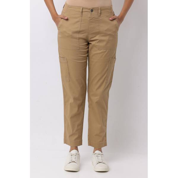 Photo of Women's 27" Inseam Light Twill Elastic Back Cargo Pants