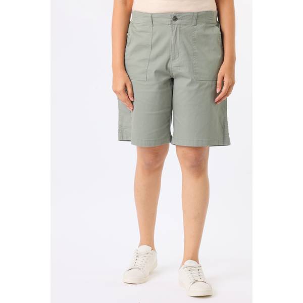 Photo of Women's 10" Inseam Light Twill Bermuda Shorts with Cargo Pocket