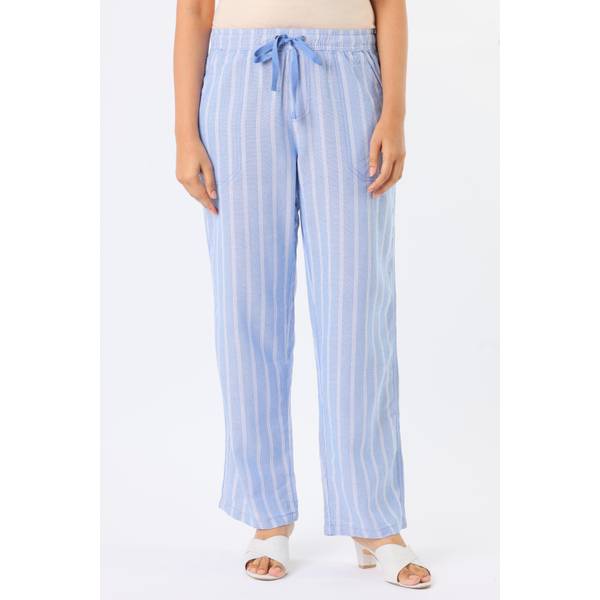 Photo of Women's Linen Blend Pants with Drawcord
