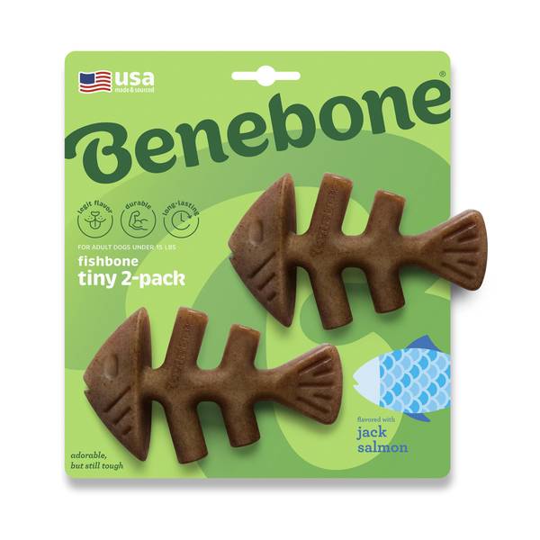 Photo of Tiny 2-Pack Fishbone, Real Fish Flavor