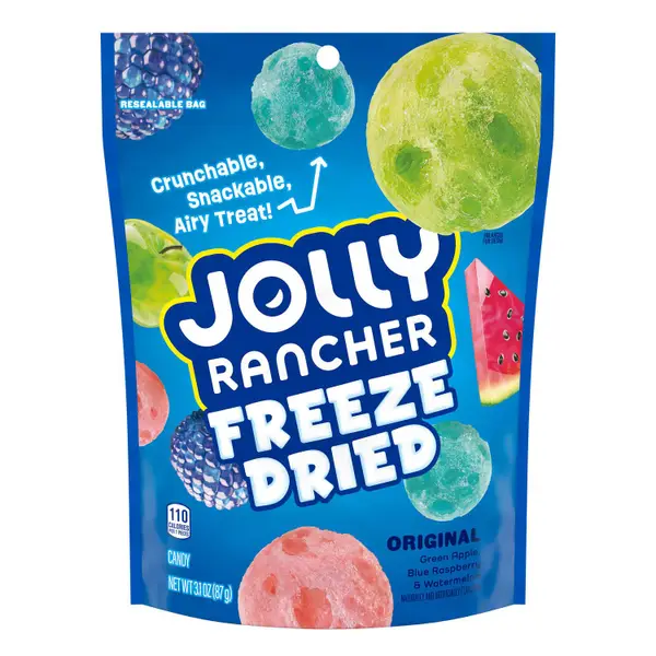 Jolly Rancher 3.1 oz Freeze Dried Original Fruit Flavored Candy
