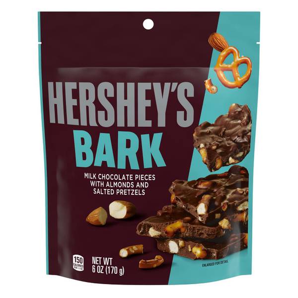 Photo of Milk Chocolate Candy, Almonds and Salted Pretzels Bark Bag, 6 oz