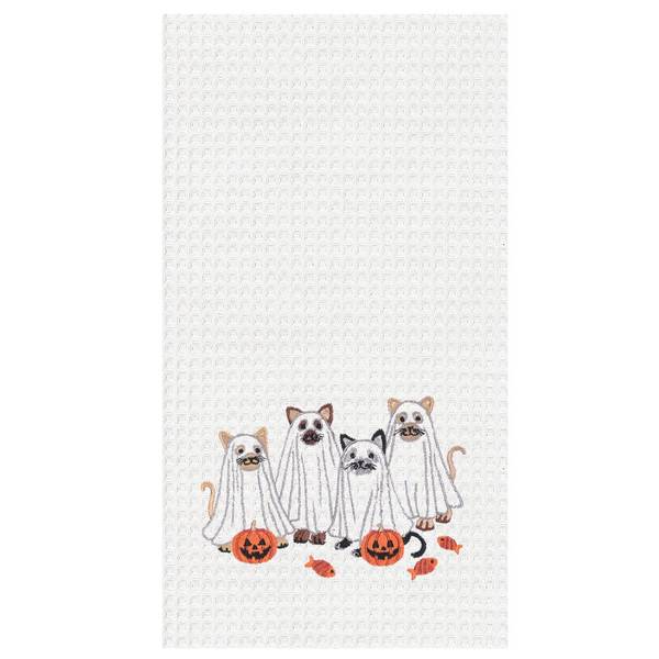 Photo of Ghost Cats Kitchen Towel