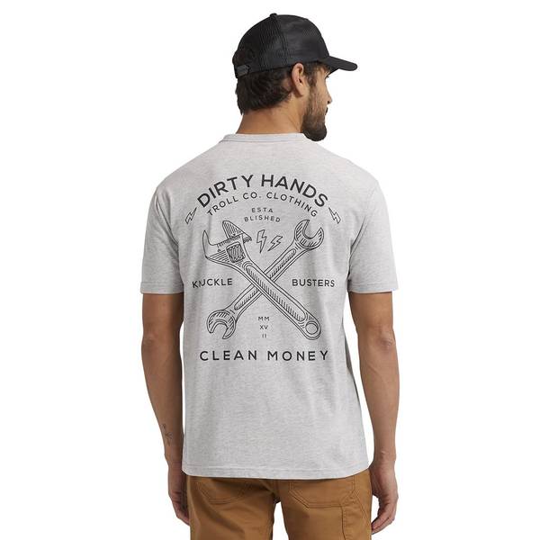 Photo of Men's Dirty Hands Clean Money Twisting Wrenches T-Shirt