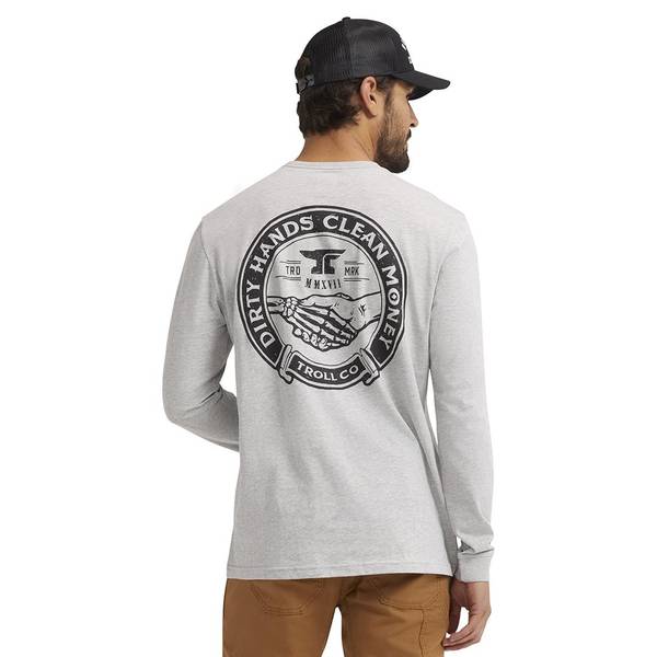Photo of Men's Dirty Hands Clean Money Haggler Long Sleeve Tee