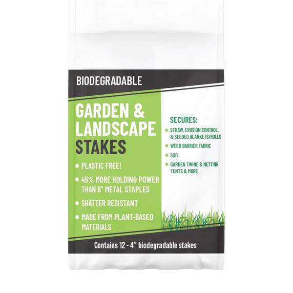 Amturf® Biodegradable Landscape Garden Stakes - 12 Pack