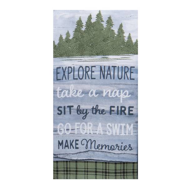 Photo of Cabin Rules Dual Purpose Towel