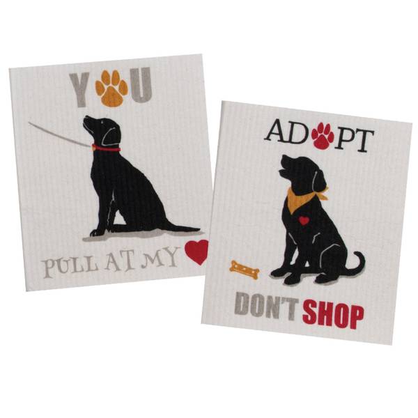 Photo of 2-Pack Pet Lover Dog Swedish Fun Cloth Set