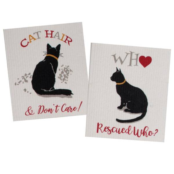 Photo of Pet Lover 2-Pack Cat Swedish Fun Cloth Set