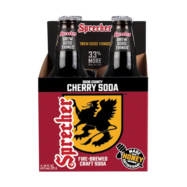 Sprecher Brewing Co. 4-Pack Door County Cherry Soda - 16DCC
