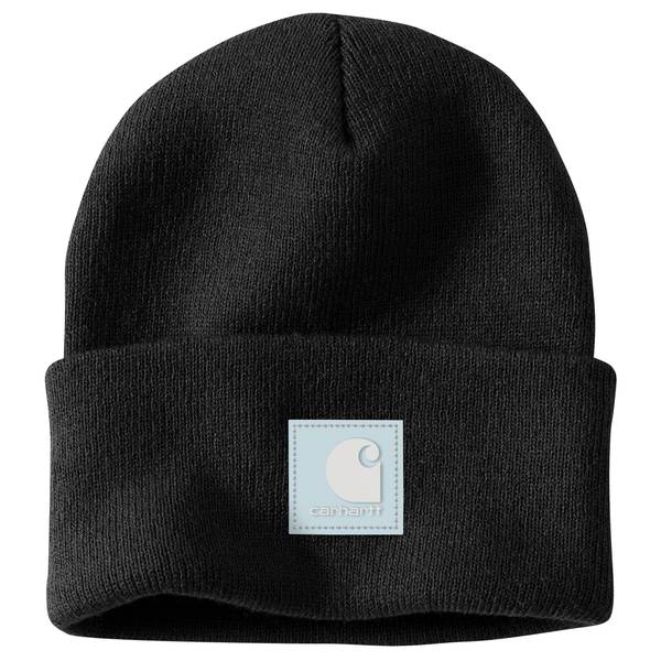 Photo of Men's Knit Rubber Patch Beanie