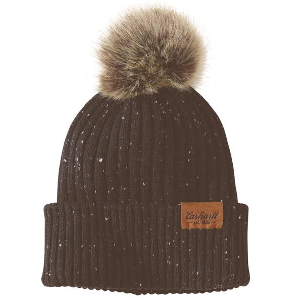 Carhartt Women's Wool Blend Cuffed Beanie | Black Nep