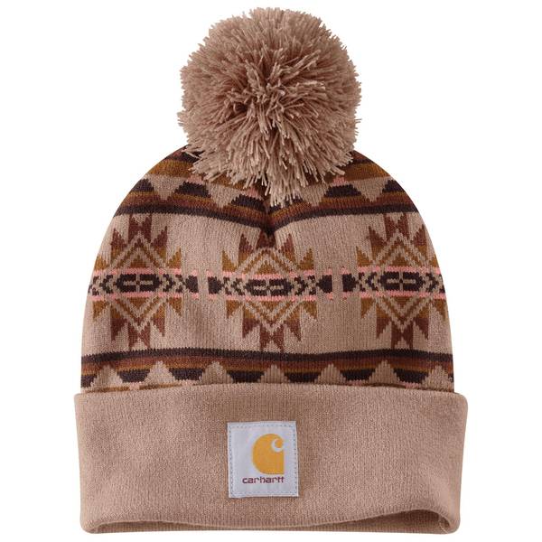 Carhartt Women's Bethany Yellowtail Pom Cuffed Beanie 107184-BA9