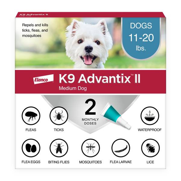 Photo of K9 Advantix II Monthly Tick and Mosquito Prevention, 2 Pack