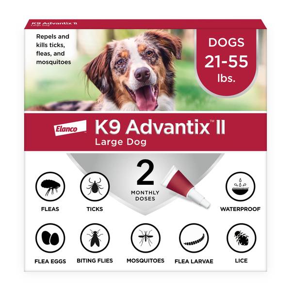 Photo of K9 Advantix II Monthly Tick and Mosquito Prevention, 2 Pack