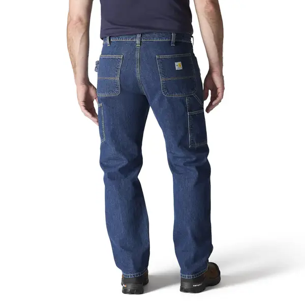 Carhartt Men's Flame Resistant Loose Straight Denim Dungarees
