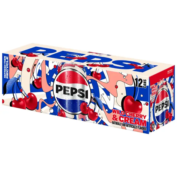 Pepsi 20 oz Zero Sugar Wild Cherry and Cream - 325521 | Blain's