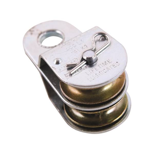 Photo of Fixed Eye Heavy Duty Double Rope Pulley