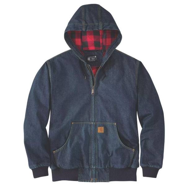 Carhartt Men's Loose Fit Denim Active Jacket - 106976-HR4-S