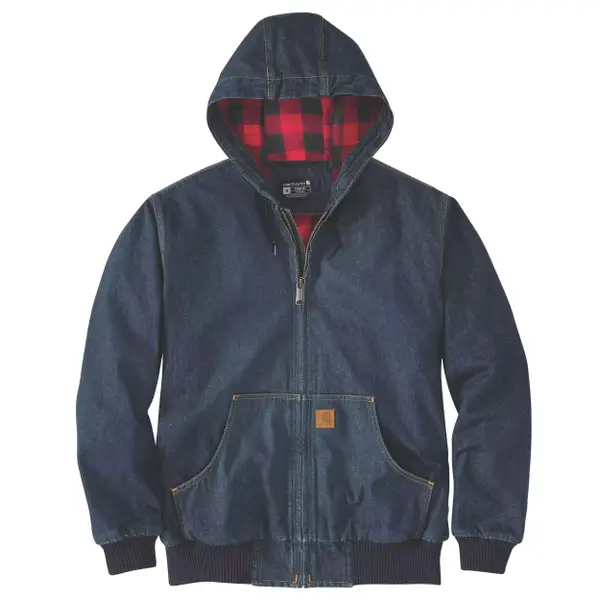 Carhartt Men's Loose Fit Denim Active Jacket - 106976-HR4-S