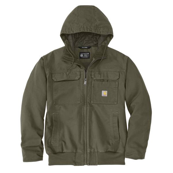Carhartt duck active jacket USA製 Carhartt Men's Flame Resistant Duck Active Jacket - Dark Navy