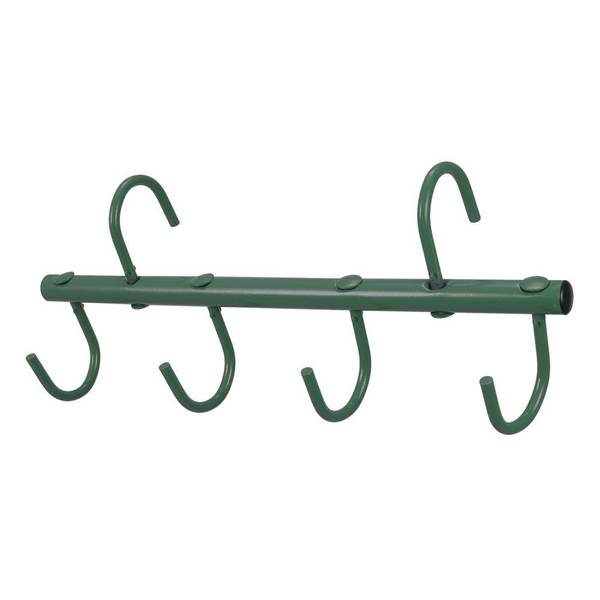 Photo of Portable 4-Hook Tack Rack, Hunter Green
