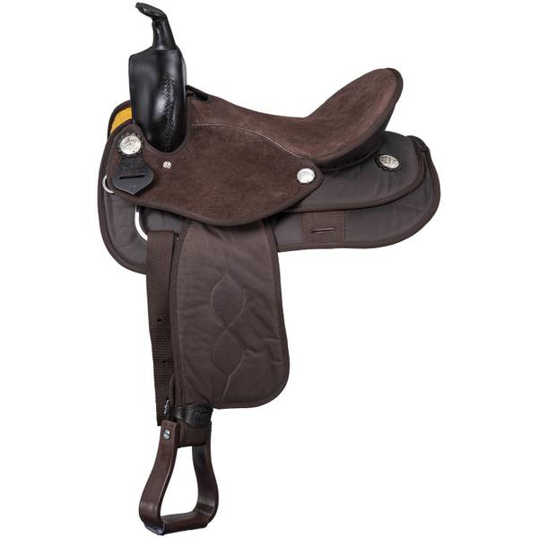 Tough-1 King Series Eclipse Adult Barrel Saddle - KS9214-7