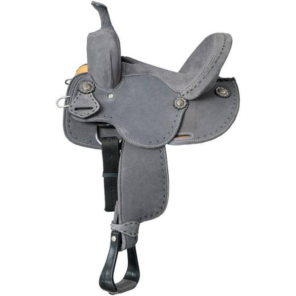 Photo of King Series Stratford Suede Youth Barrel Saddle