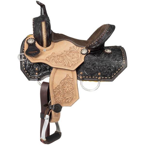 Photo of Silver Royal Youth Bisbee Barrel Saddle, 13"