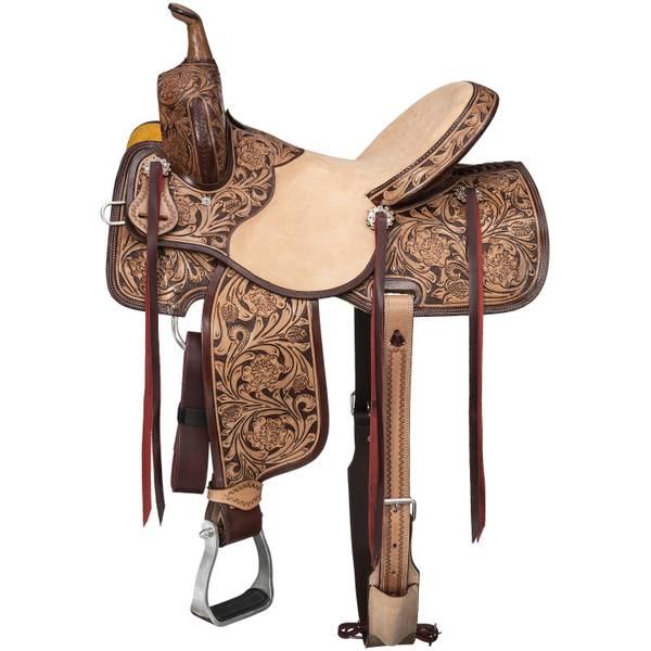 Photo of Silver Royal Moulton Adult Barrel Saddle