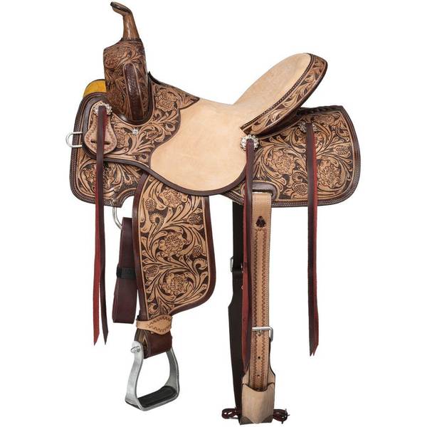 Photo of Silver Royal Moulton Adult Barrel Saddle
