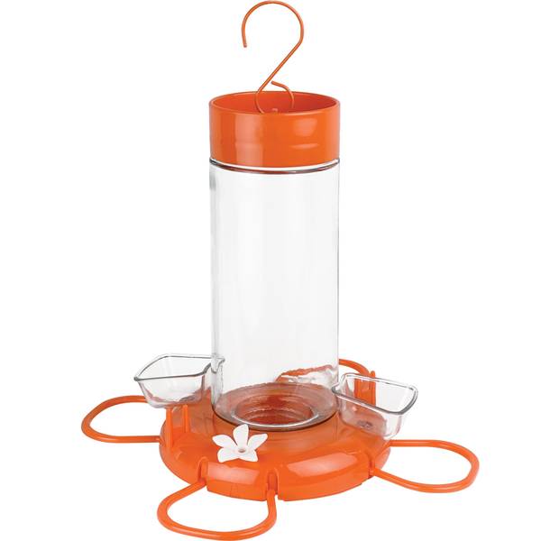 Photo of Orange Blossom Glass Oriole Feeder with Jelly Attachments, 30 oz