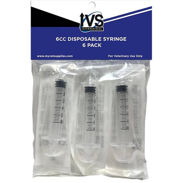 Photo of 6pk 6CC IVS Disposable Syringe
