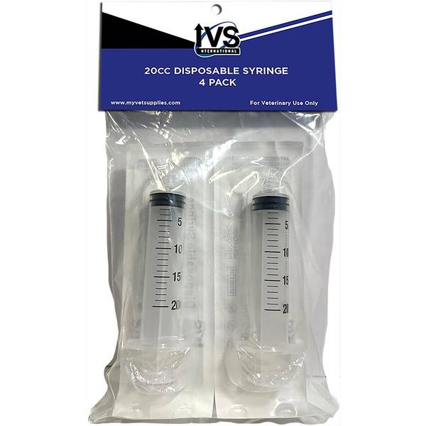 Photo of 20CC LUER LOCK DISPOSABLE SYRINGE 4PK