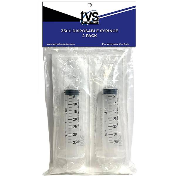 Photo of 2pk 35cc Disposable Syringe