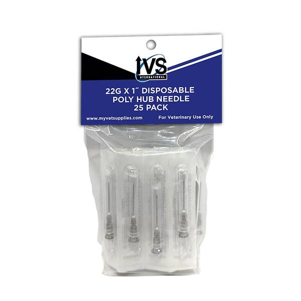 Photo of 25pk 22G x 1" IVS Disposable Needle