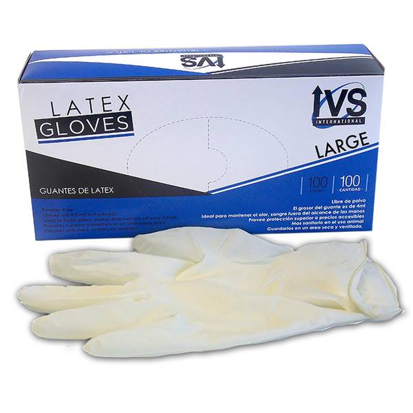 Photo of Latex Gloves, 100 Count