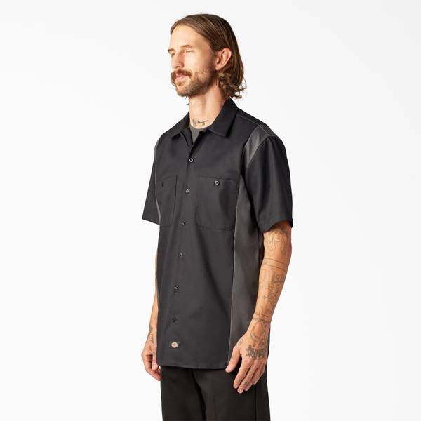 Photo of S/S Two Tone Shirt Black/Charcoal